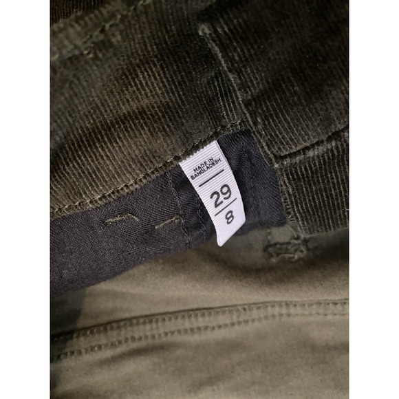 The Loft Women's Corduroy Hunter Green Skinny Size 29/8 Pants Business Casual - Picture 3 of 8